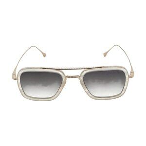 Dita Flight Sunglasses in Gold and Gray transperent